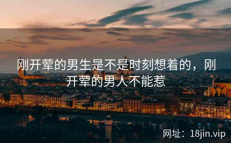 刚开荤的男生是不是时刻想着的，刚开荤的男人不能惹